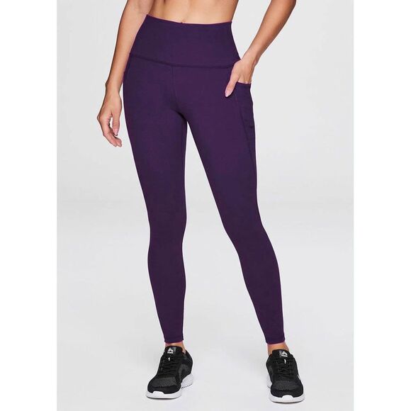 Solid Color Leggings With Side Pockets - Picture 7 of 10